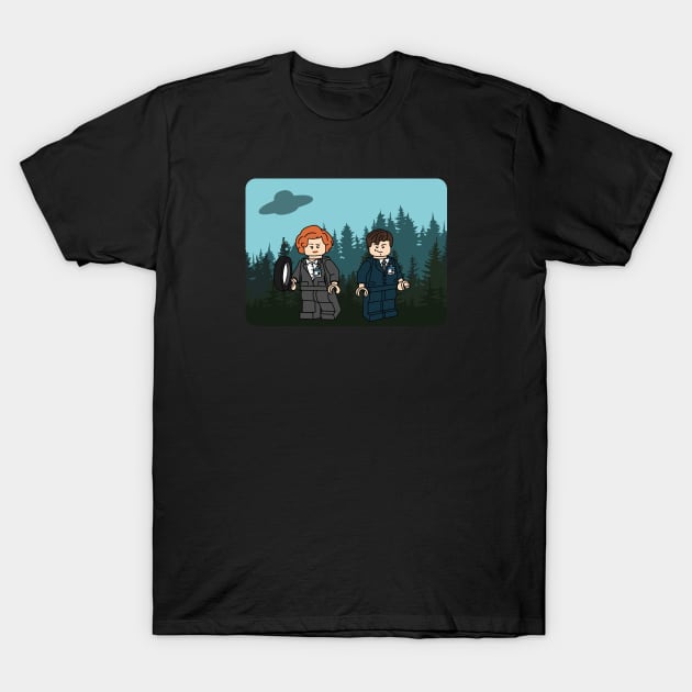 X-Files Bricks T-Shirt by hya_bm